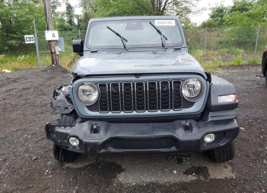Salvage 2025 Jeep Wrangler  in Gray
