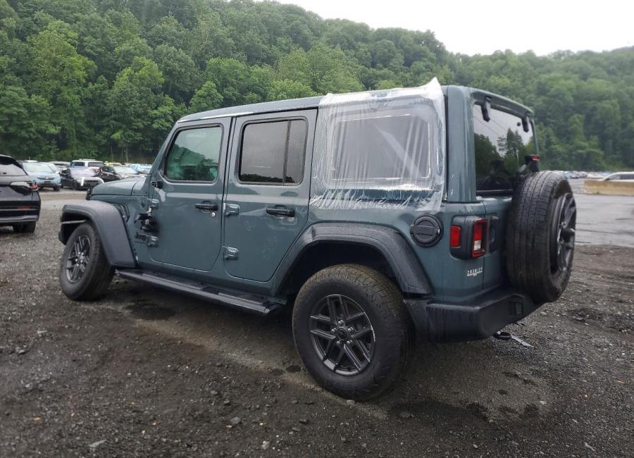 Salvage 2025 Jeep Wrangler  in Gray
