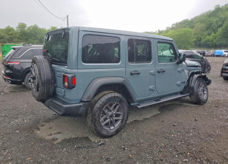 Salvage 2025 Jeep Wrangler  in Gray