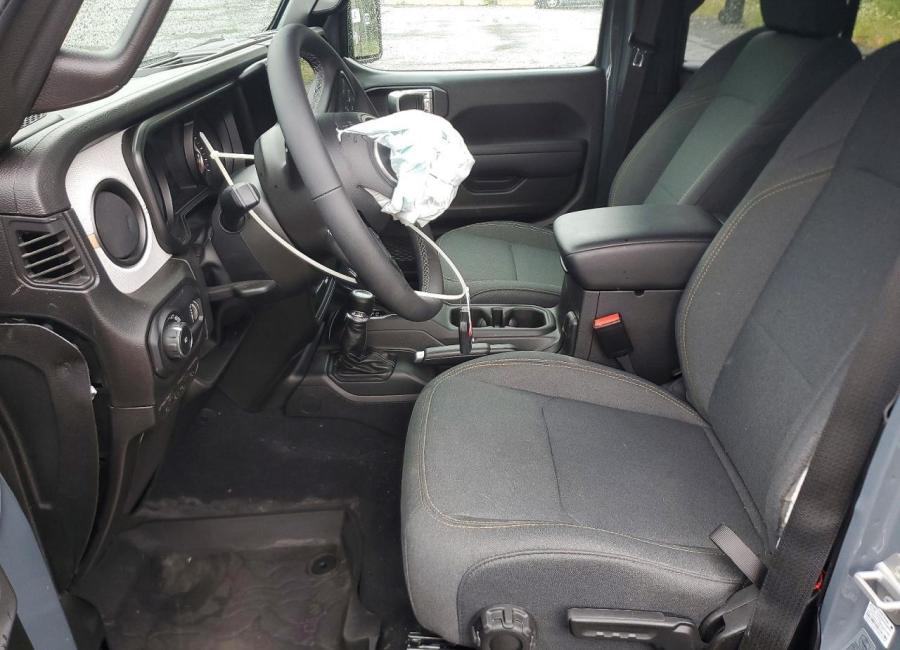 Salvage 2025 Jeep Wrangler  in Gray