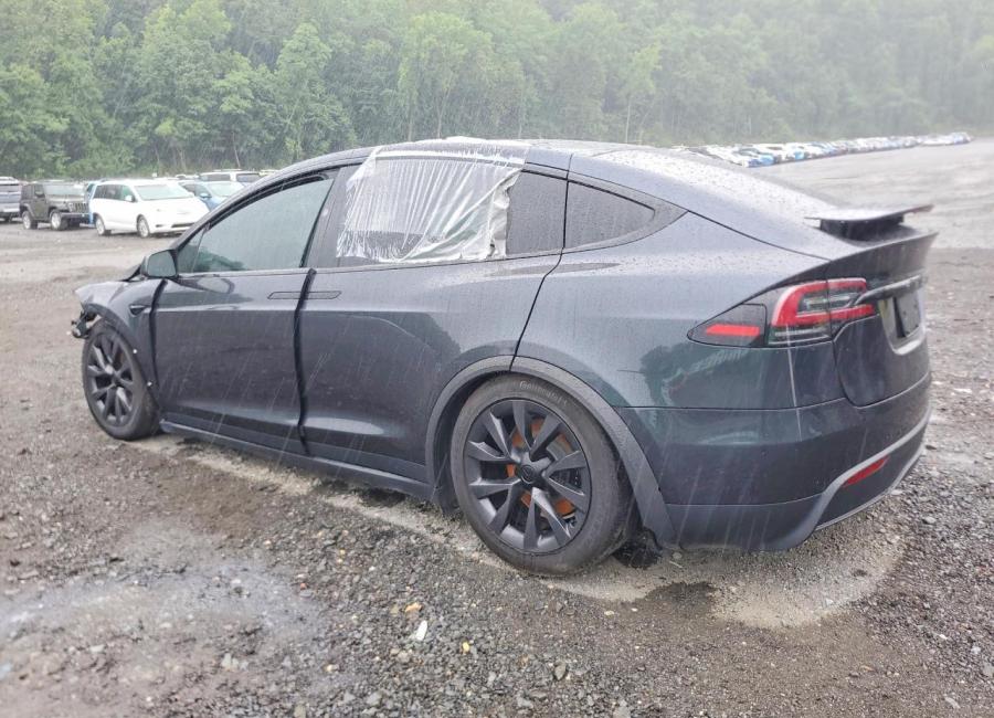 Salvage 2024 Tesla Model X  in Gray