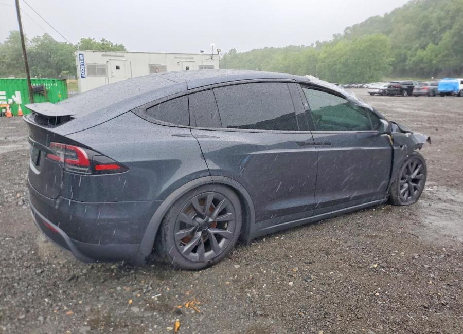 Salvage 2024 Tesla Model X  in Gray