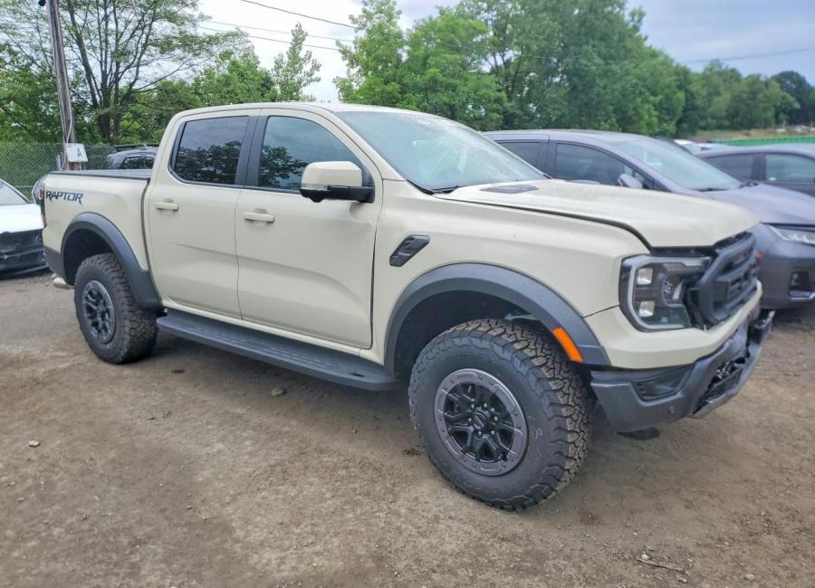 Salvage 2025 Ford Ranger Raptor in Beige