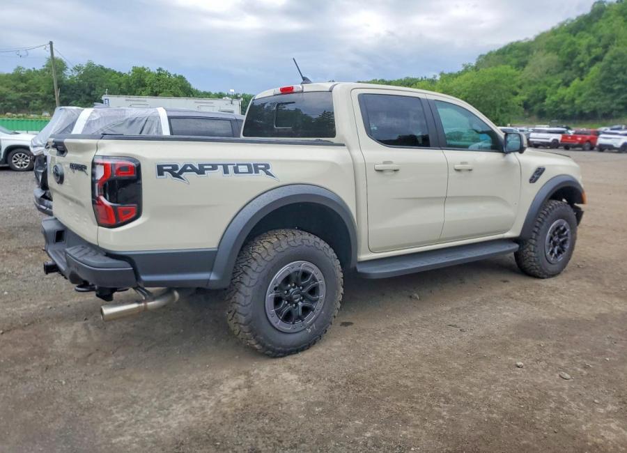 Salvage 2025 Ford Ranger Raptor in Beige
