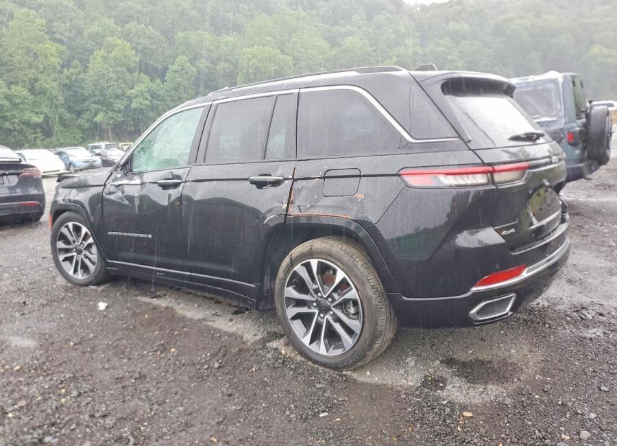 Salvage 2023 Jeep Grand Cherokee Overland in Black