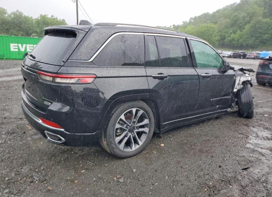 Salvage 2023 Jeep Grand Cherokee Overland in Black