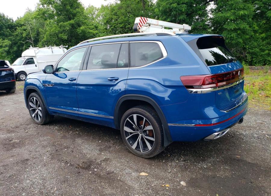 Salvage 2025 Volkswagen Atlas Sel Premium R-line in Blue