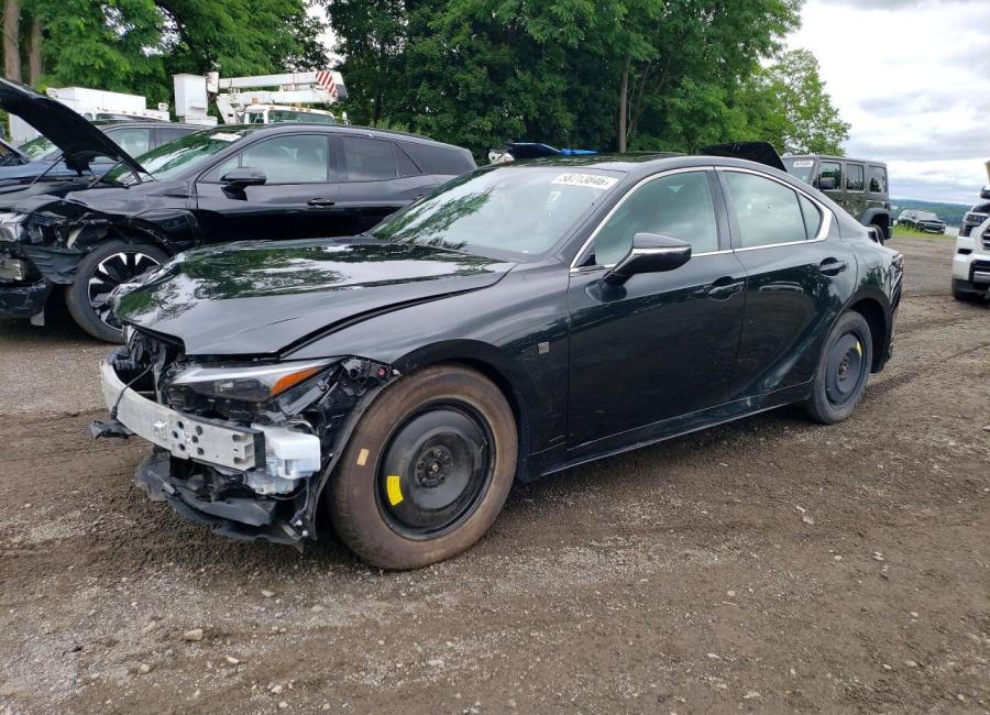 Salvage 2025 Lexus Is 350 F Sport Design in Black