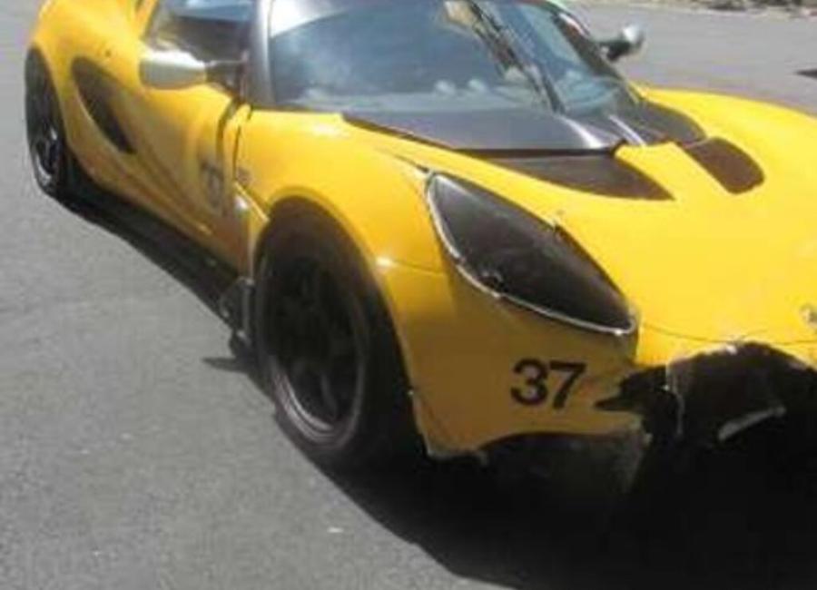 Salvage 2017 Lotus Elise Cup R in Yellow