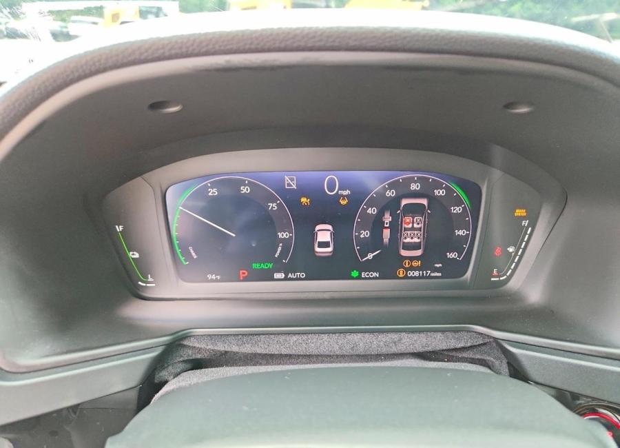 Salvage 2025 Honda Accord Touring Hybrid in White