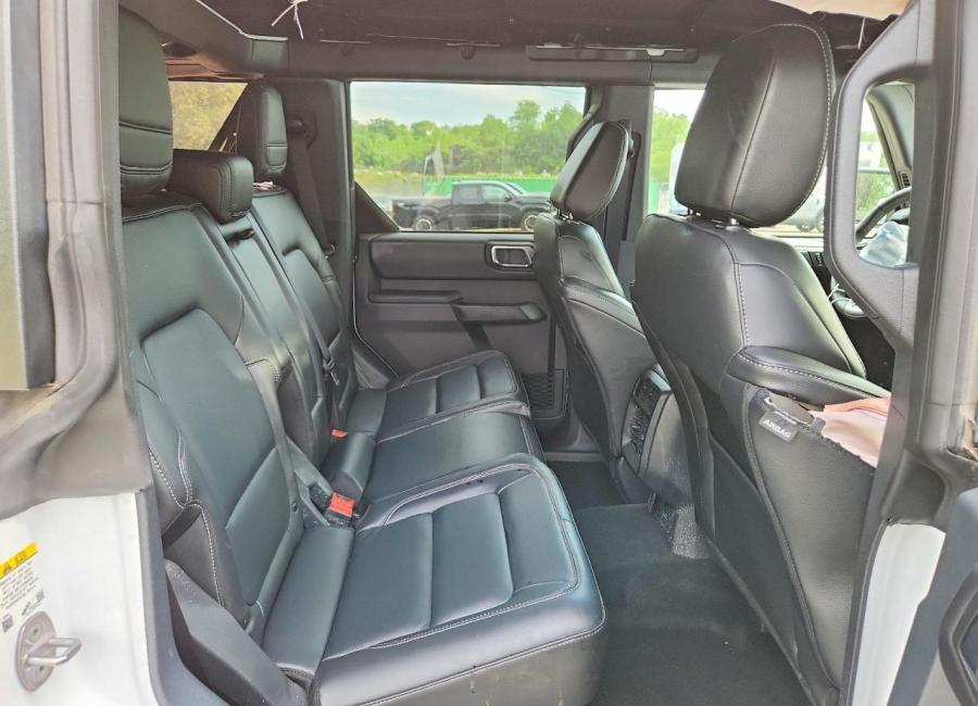 Salvage 2025 Ford Bronco Outer Banks in White