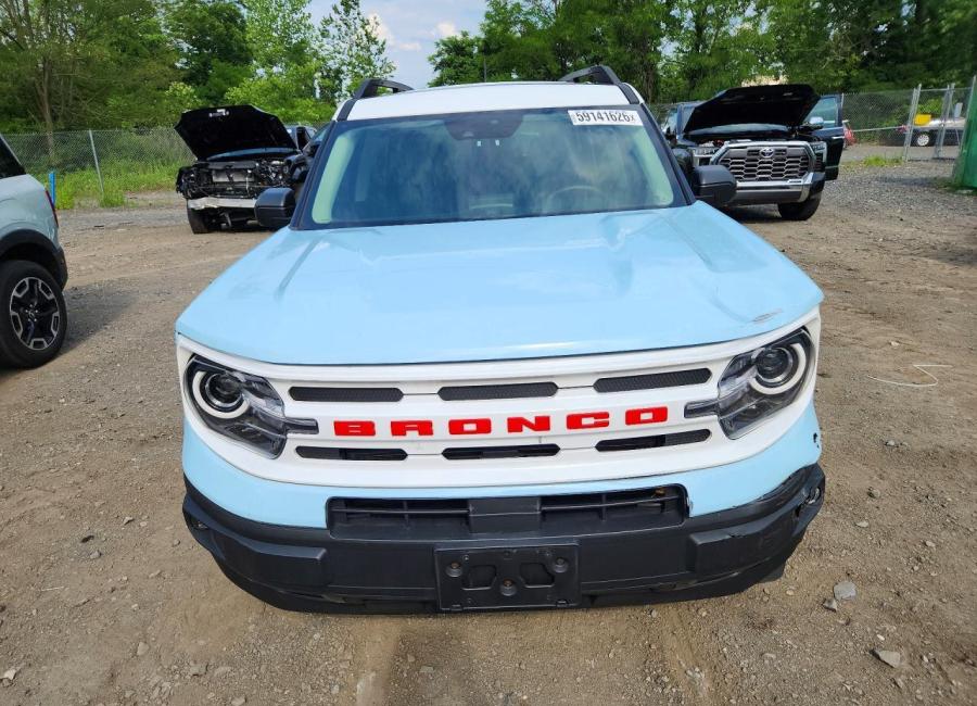 Salvage 2024 Ford Bronco Sport Heritage in Blue
