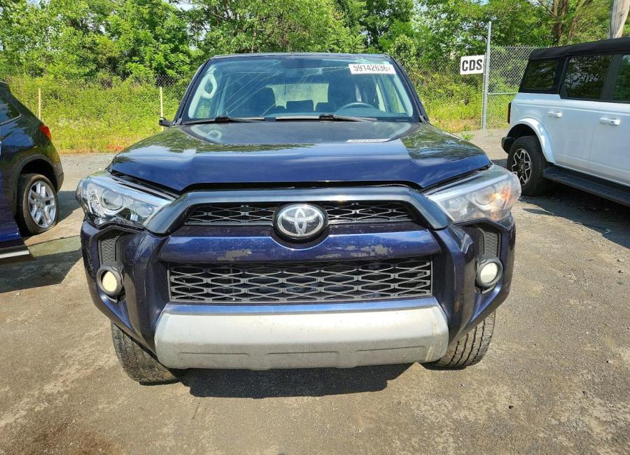 Salvage 2019 Toyota 4runner Trd Off-road in Blue