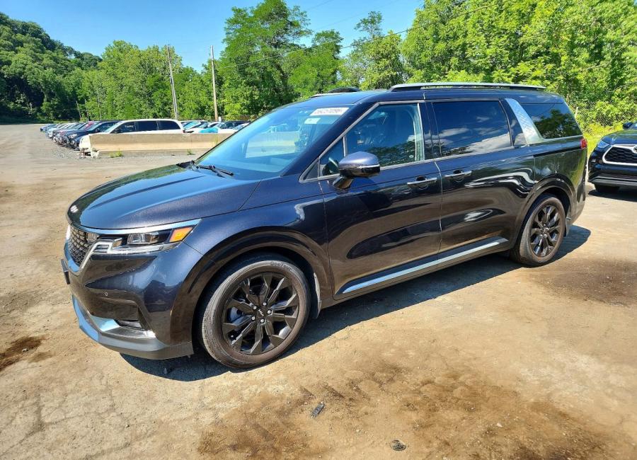 Salvage 2023 Kia Carnival Sx Prestige in Black