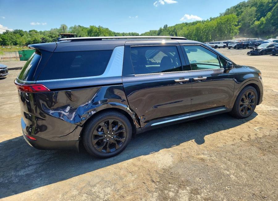 Salvage 2023 Kia Carnival Sx Prestige in Black