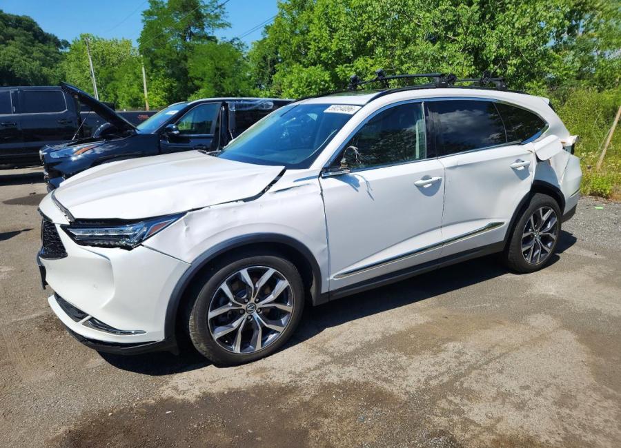 Salvage 2023 Acura Mdx Technology Awd in White