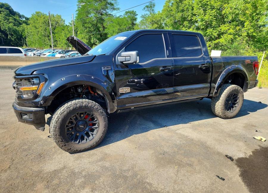 Salvage 2024 Ford F150 Dead Wood in Black