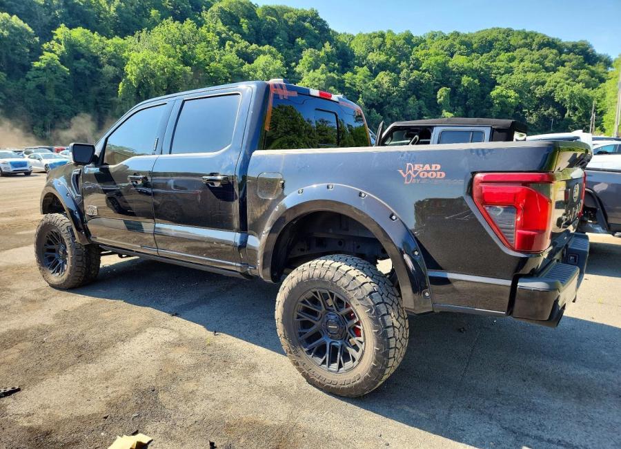 Salvage 2024 Ford F150 Dead Wood in Black