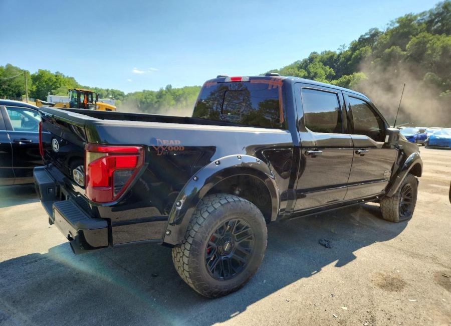 Salvage 2024 Ford F150 Dead Wood in Black