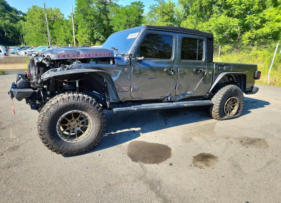 Salvage 2023 Jeep Gladiator Rubicon in Gray