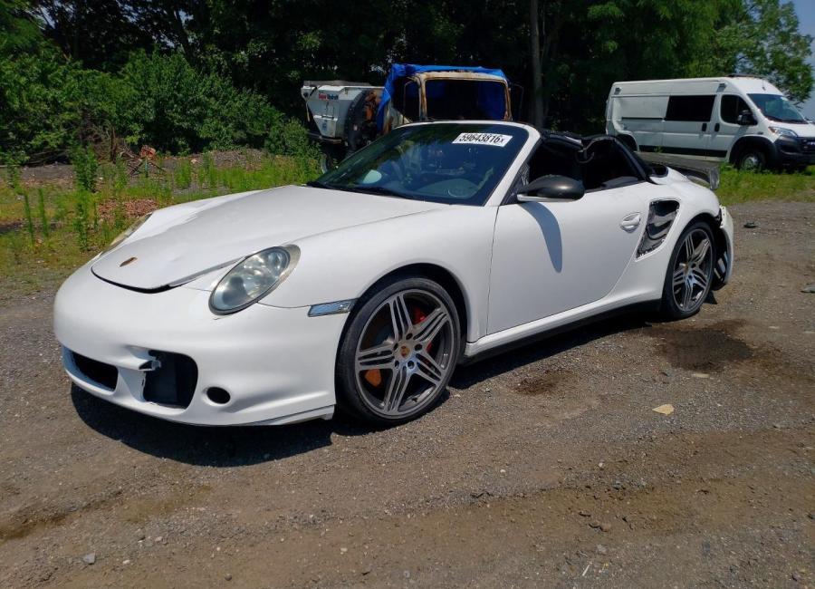 Salvage 2008 Porsche 911 Turbo in White