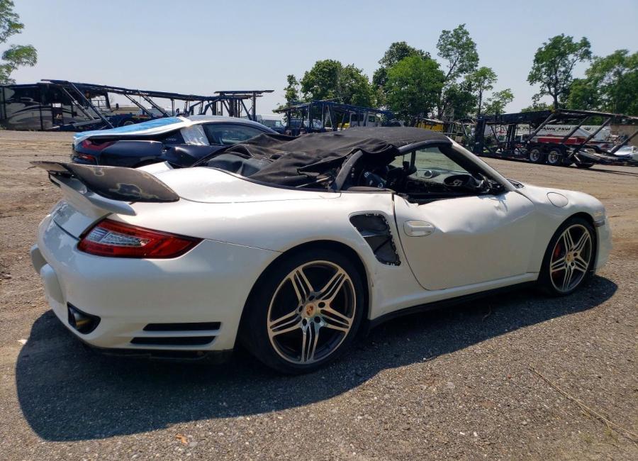 Salvage 2008 Porsche 911 Turbo in White