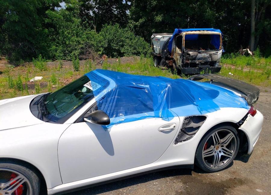 Salvage 2008 Porsche 911 Turbo in White