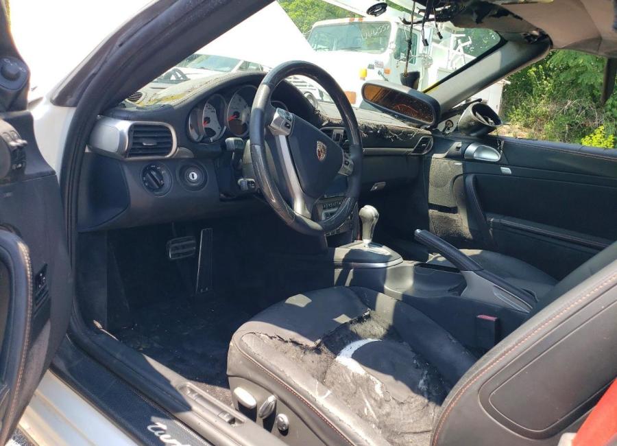Salvage 2008 Porsche 911 Turbo in White