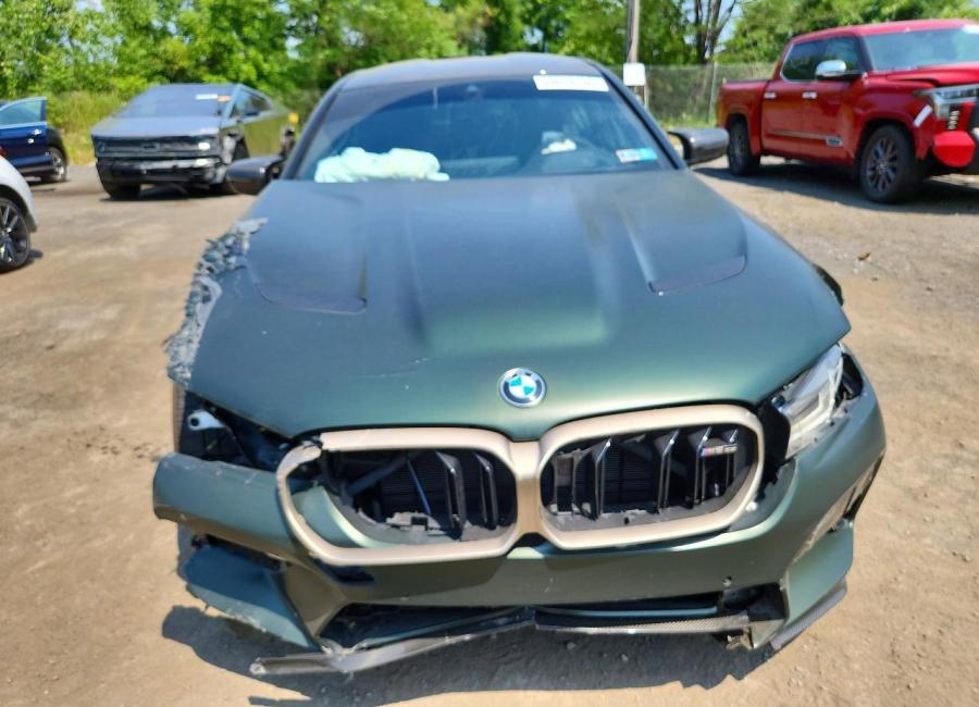 Salvage 2022 Bmw M5 Cs in Green