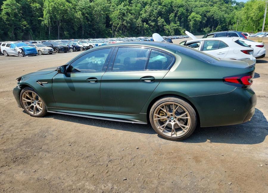 Salvage 2022 Bmw M5 Cs in Green
