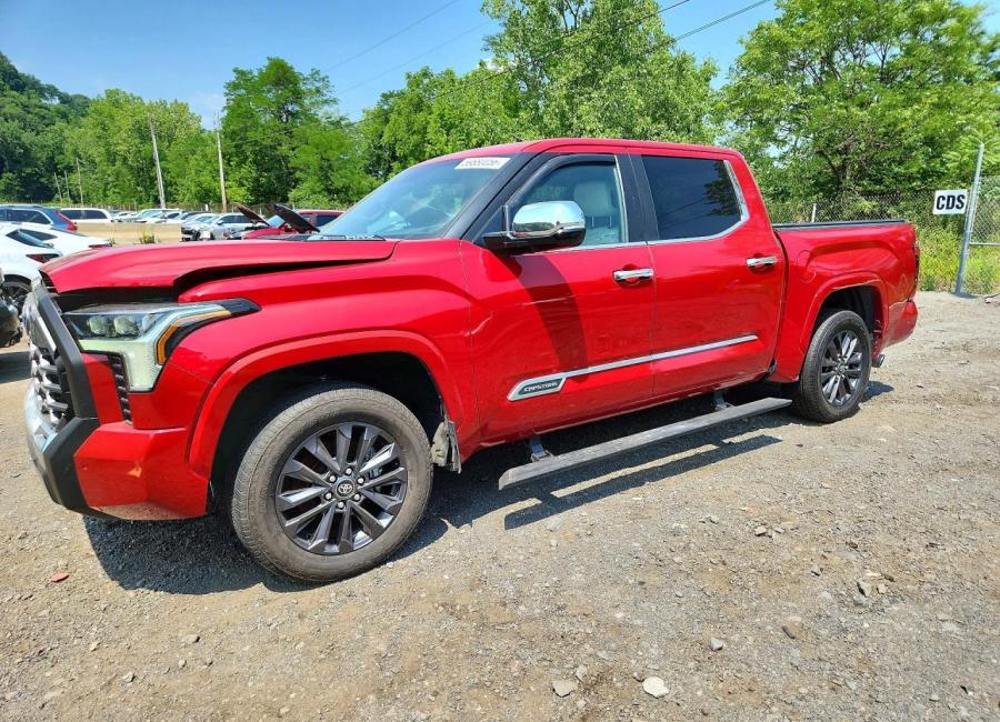 Salvage 2024 Toyota Tundra Capstone in Red