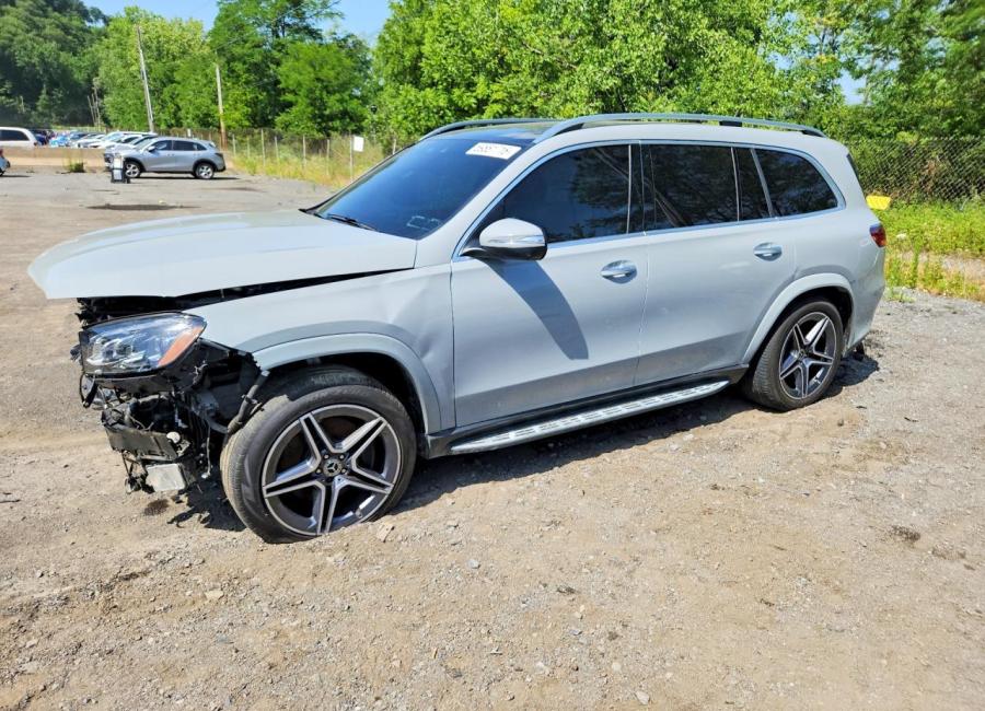 Salvage 2025 Mercedes Benz Gls 450 4matic in Gray