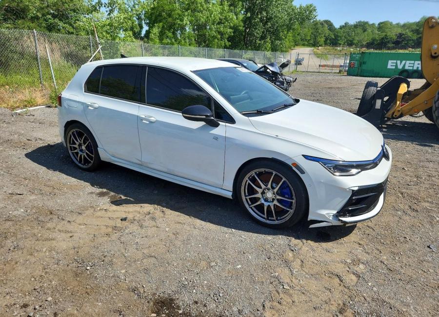 Salvage 2025 Volkswagen Golf R in White