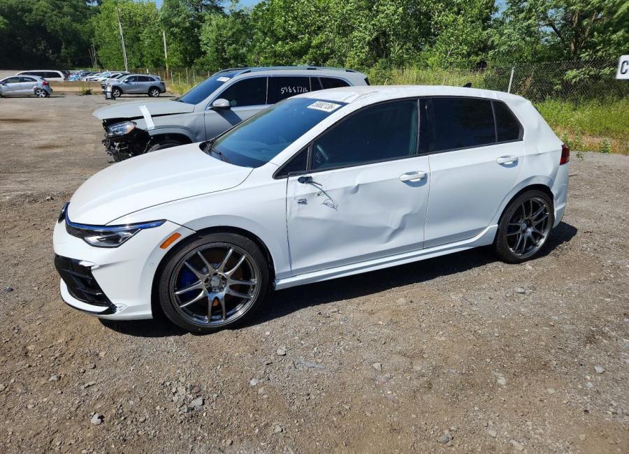 Salvage 2025 Volkswagen Golf R in White