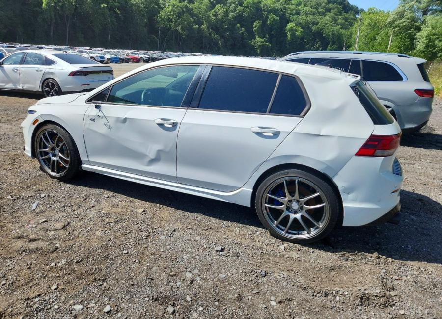 Salvage 2025 Volkswagen Golf R in White