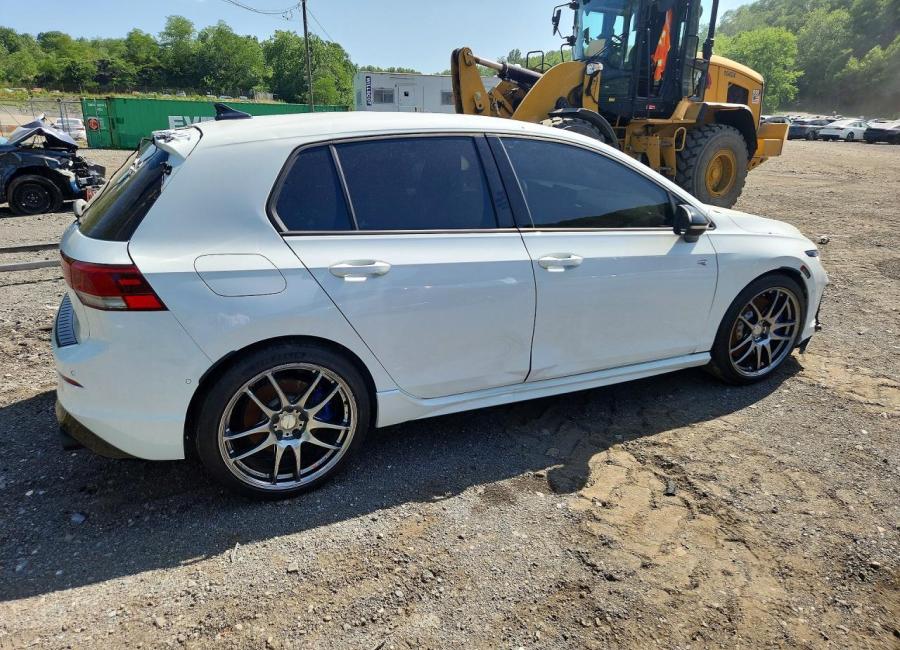 Salvage 2025 Volkswagen Golf R in White