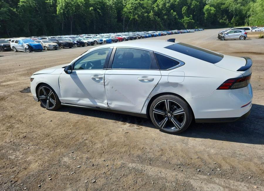 Salvage 2024 Honda Accord Hybrid Sport in White
