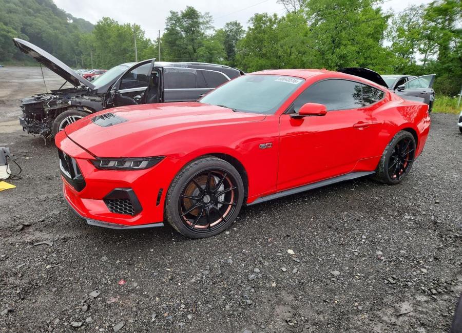 Salvage 2024 Ford Mustang Gt in Red