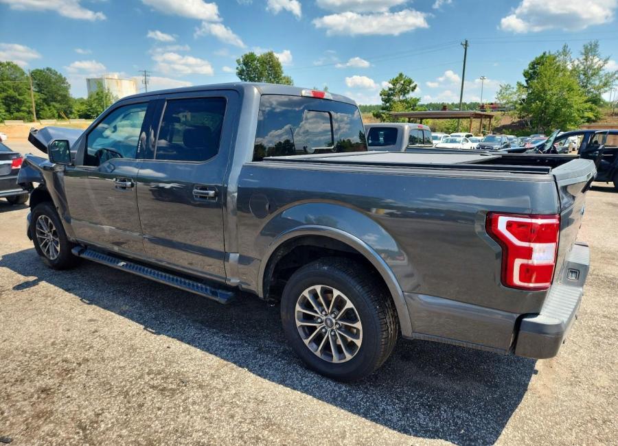 Salvage 2018 Ford F150 Xlt in Gray