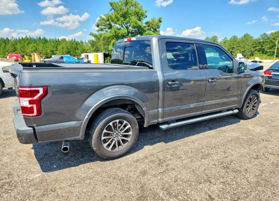 Salvage 2018 Ford F150 Xlt in Gray