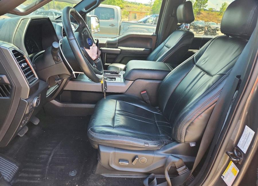 Salvage 2018 Ford F150 Xlt in Gray