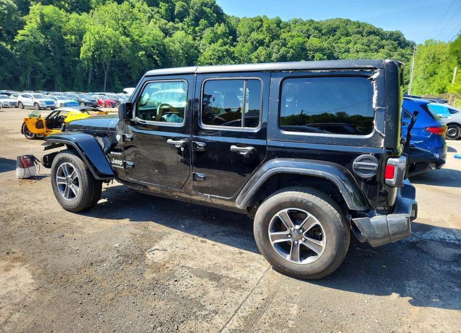 Salvage 2023 Jeep Wrangler Sahara in Black