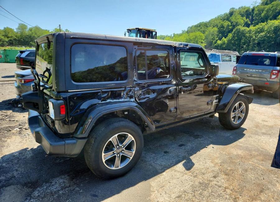 Salvage 2023 Jeep Wrangler Sahara in Black