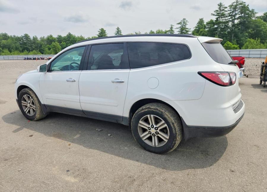Salvage 2017 Chevrolet Traverse Lt in White