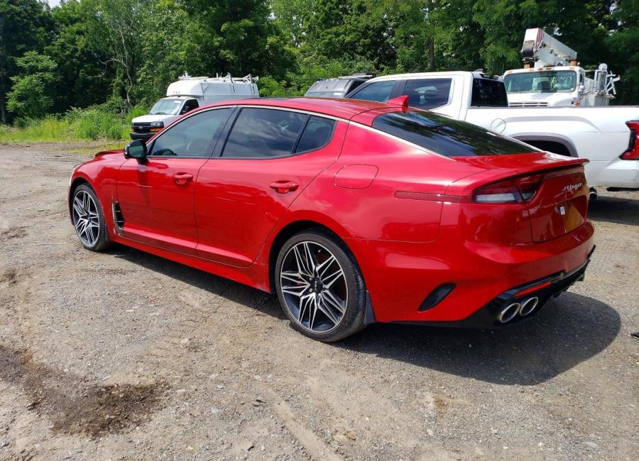 Salvage 2023 Kia Stinger Gt2 in Red