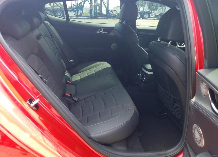 Salvage 2023 Kia Stinger Gt2 in Red