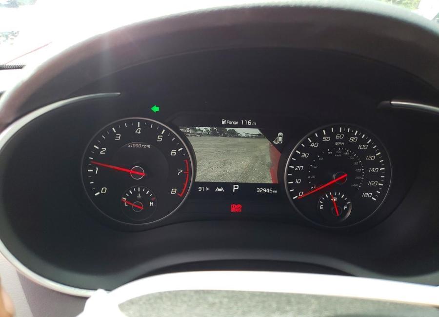 Salvage 2023 Kia Stinger Gt2 in Red