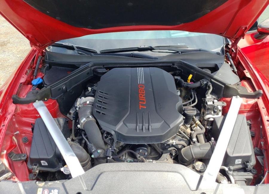 Salvage 2023 Kia Stinger Gt2 in Red