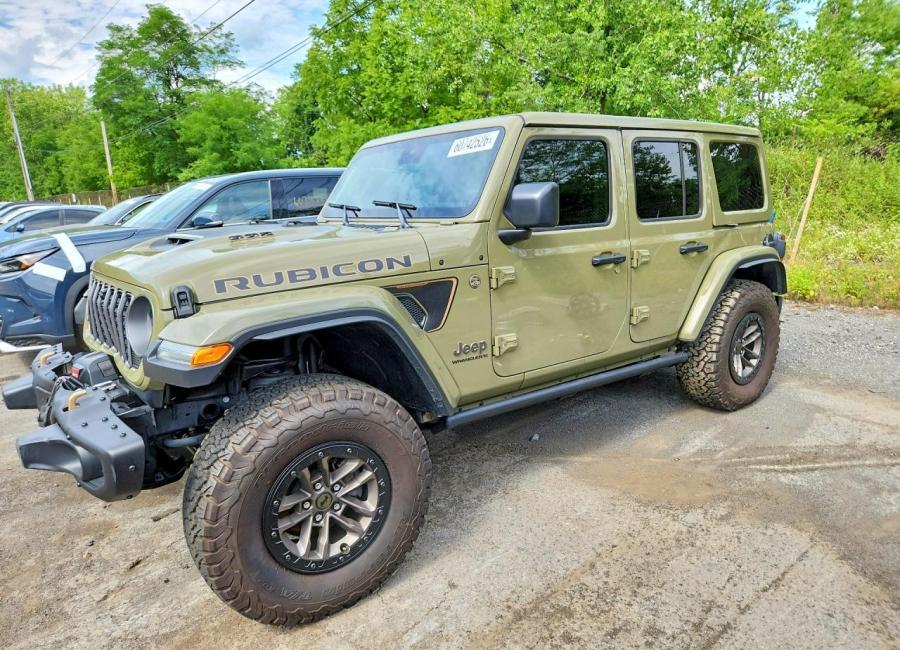 Salvage 2025 Jeep Wrangler Rubicon 392 in Brown