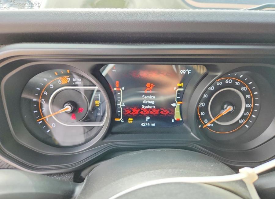 Salvage 2025 Jeep Wrangler Rubicon 392 in Brown